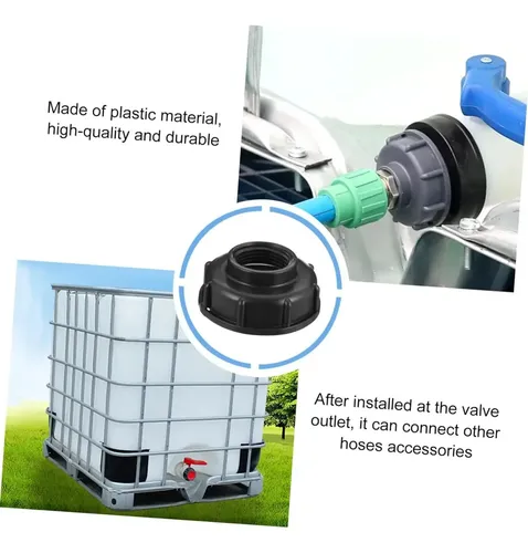 Tapa Adaptador S60x6 Ibc Ó Bidón Con Salida1pulgada 32mm 2pc 12