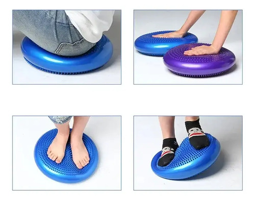 Disco De Balance Y Equilibrio Mini Bosu Erizo Yoga/ejercicio 4
