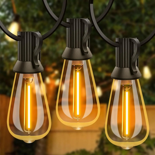 Cadena De 25 Luces De 15 M Que Se Puede Conectar En Serie Blanco Cálido 14