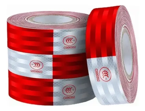 Rollo Cinta Reflectante Bicolor 5cm X 45metros Extra Fuerte 17