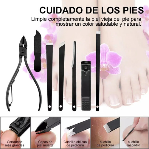 Set De Herramientas De Manicura Y Pedicura Kit Uñas 24pcs 2