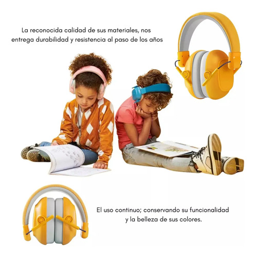 Audífonos Antiruido Niños Y Jóvenes Con Autismo Tdah Rap Color Verde 18