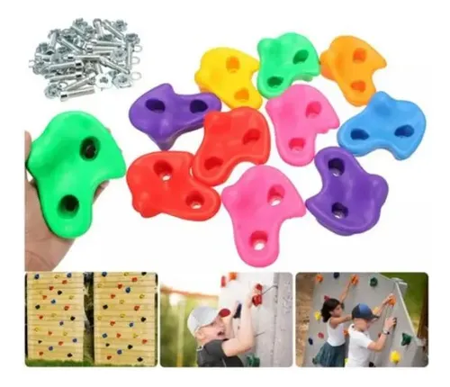 18 Presas Piedras Escalada Pernos Nuts Madera 8