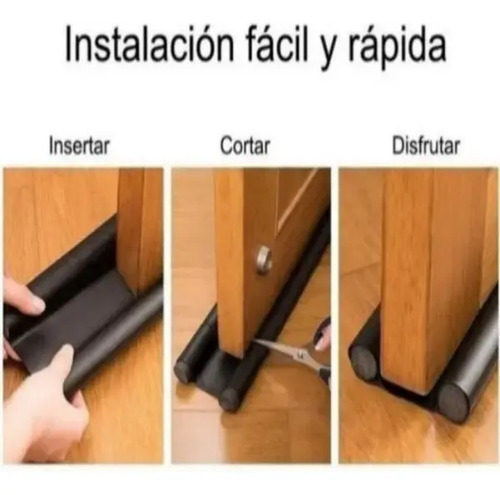 Guardapolvo/tapón Puerta/burlete,repele Polvo,insectos Negro Geométrico 7