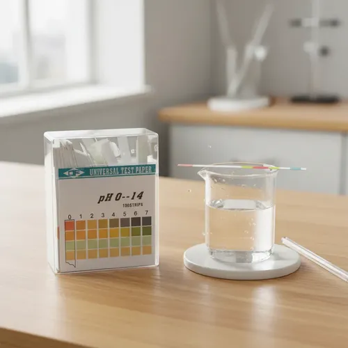 Papel Medicion Ph Profesional 100 Tiras 0-14 Calidad Stgo. Blanco 7