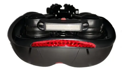 Sillin Bicicleta Antiprostático Cómodo Amplio Reflectante Negro 26 Cm 20.6 Cm 5