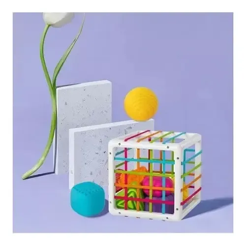 Juguete Interactivo De Habilidad Motora Cubo Montessori Vistoso 15