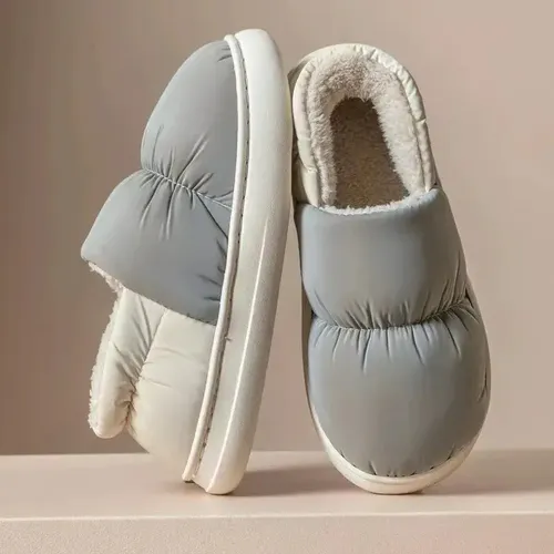 Pantuflas Todo Incluido Impermeables Y De Algodón Polar 11