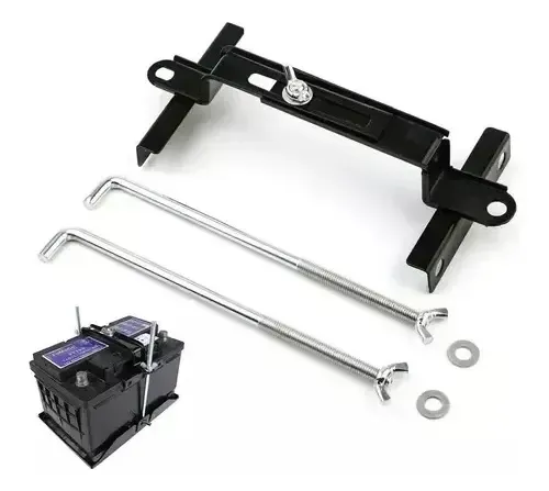 Soporte Fijador Batería Ajustable Auto Seguro Estabilizador 7