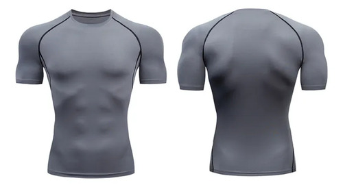 Camiseta Polera Compresión Elasticada Manga Corta Deportes 13