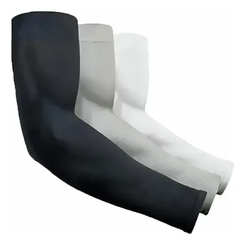 3 X Par De Mangas Deportivas Premium Para Brazos, Filtro Uv Negro.gris.blanco. 2