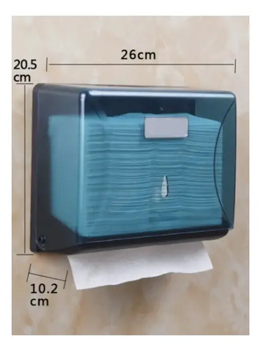 General Dispensador De Papel Toalla Interfoliada Azul Acero 20