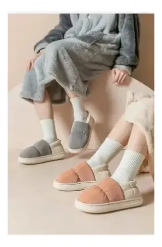 Pantuflas Todo Incluido Impermeables Y De Algodón Polar 3