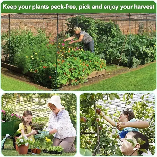 Red Antipájaros Para Protección De Jardines, Malla De Jardín 16