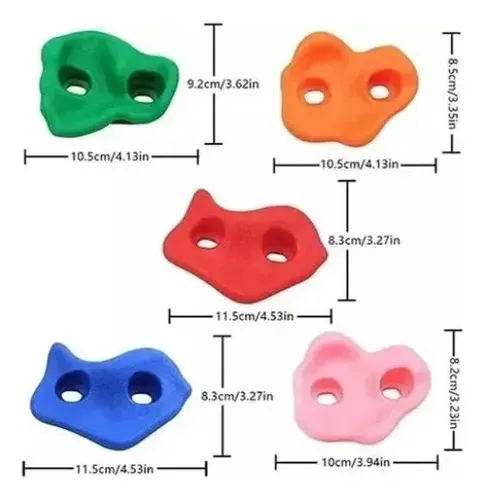 18 Presas Piedras Escalada Pernos Nuts Madera 5