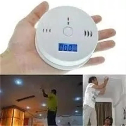 Alarma Detector Monóxido De Carbono Autónomo Digital Lcd Color Blanco 3