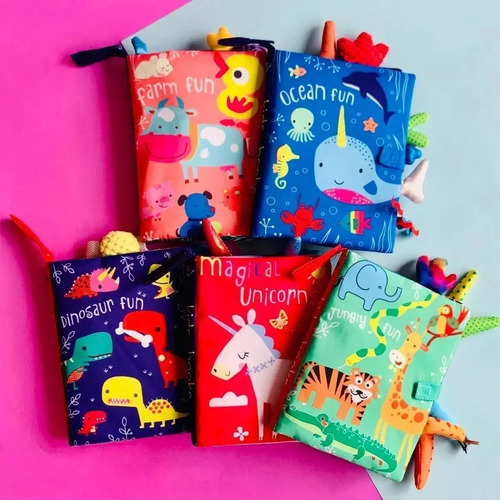 Libro Sensorial Para Niños/niñas Para Estimulación Temprana 18