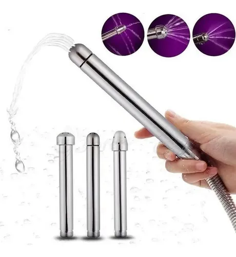 Ducha Anal Vaginal Enema Para Lavado Enjuague 3 Cabezales 8