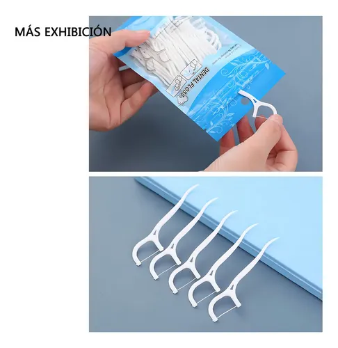 100 Hilo Dental, En Bolsas, Limpio E Higiénico 5