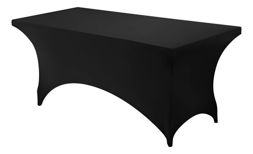 Funda Mantel Spandex Hota Negro 180x75cm Rectangular Hipoalergénico Liso 15