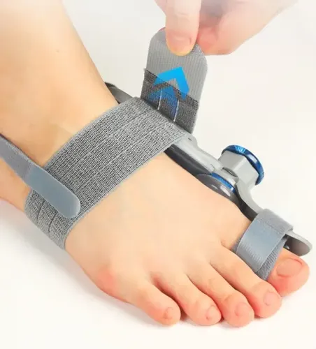 Corrector De Juanetes Ajustable Férula Único Dedo Del Pie Azul General 7