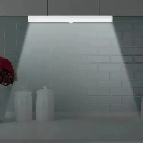 Led Con Sensor Movimiento Cocina Armarios Escale Gabinetes Blanco 14