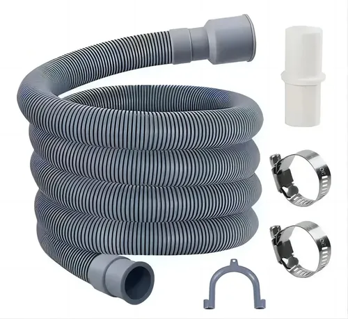 Manguera Extensión Desague Para Lavadora LG Samsung Daewoo Gris 17