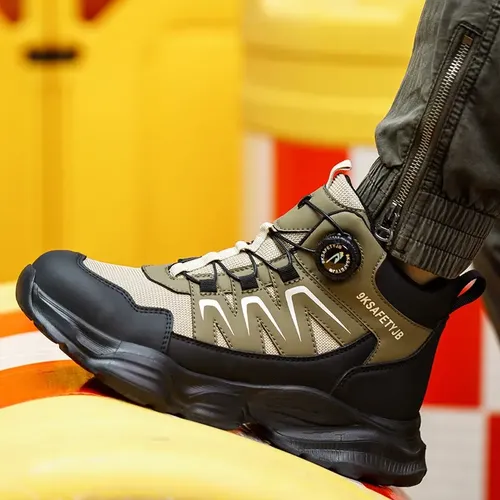 Botas De Seguridad Hombre Trabajo De Zapato Tenis Industrial 5