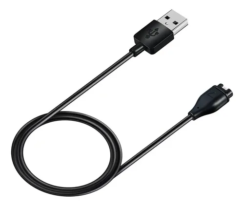 Cable De Carga Usb Para Relojes Garmin Fenix Y Forerunner Negro