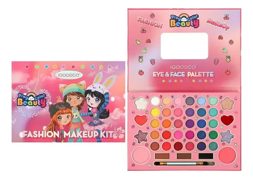 Juego De Juguetes De Maquillaje Cosmético Para Niños Set De 9