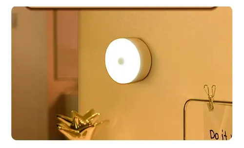 Luz Emergencia Recargable Led Con Sensor De Movimiento Y Luz Amarillo 5