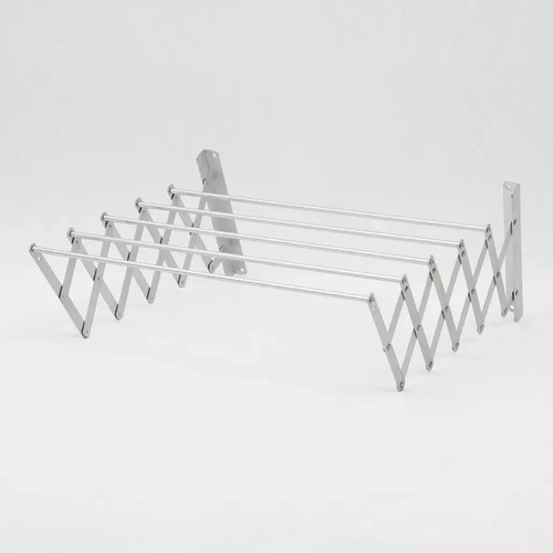 Tender De Pared Retráctil Aluminio Blanco Click Ventas 80cm 14