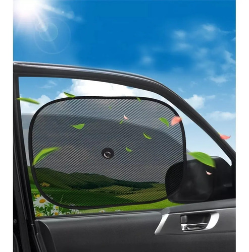 Set 2 Sombrillas Ventana Lateral Negro S 44x36 3