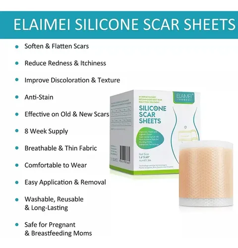Parche Elimina Cicatrices - Gel Silicona Cicatriz 4cmx1.5m 17