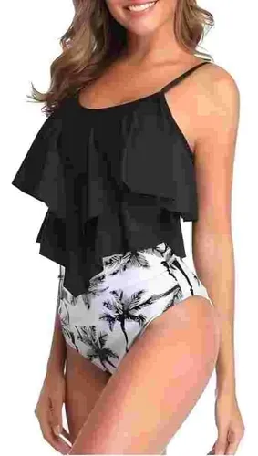 Bikini Alto En Punta Damasco Moda Sexy Traje De Baño 5