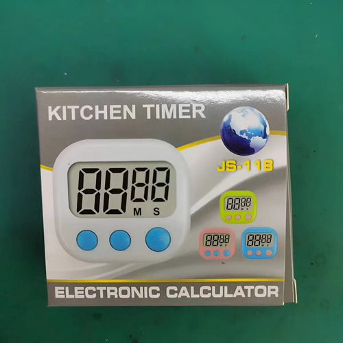 Temporizador Cronómetro Digital Para Cocina Blanco Despertador 11