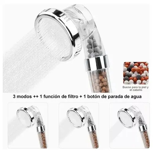 Eco Ducha Spa Cabezal Para Ducha Telefono Mango Filtrador 15