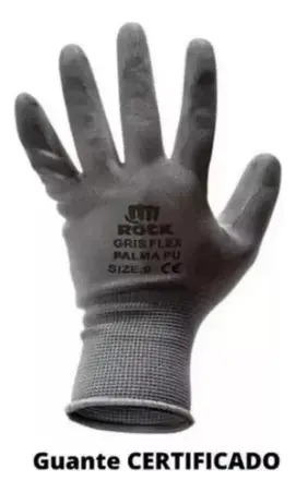 Guantes De Trabajo Pu Alta Calidad Certificado Pack 12 Unid 6