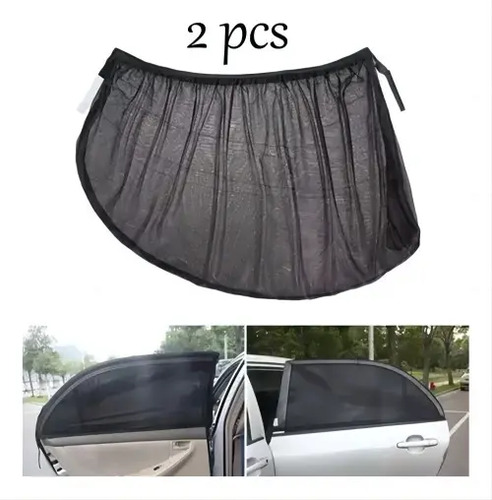 Pack X2 Malla Protector Sol Mosquito Para Ventana Auto 14