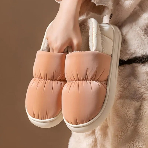 Pantuflas Todo Incluido Impermeables Y De Algodón Polar 16