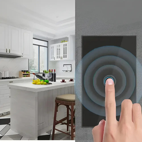 Apagador Inteligente Wifi Sin Cable Neutro 1,2 O 3 Canales 12