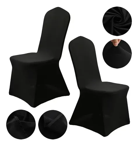 4 Unidades !! Funda  Sillas  Spandex Para Evento Blanco
