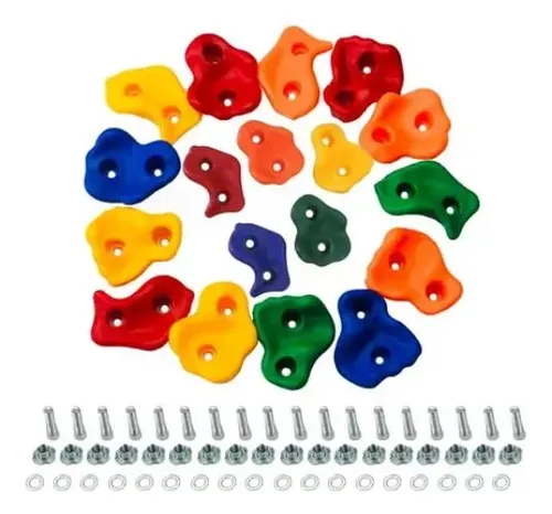 18 Presas Piedras Escalada Pernos Nuts Madera