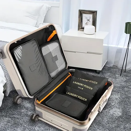 Set 6 Organizadores De Equipaje De Viaje Bolsa Ropa Interior 10