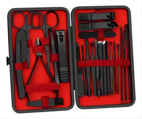 Set De Herramientas De Manicura Y Pedicura Kit Uñas 24pcs 8