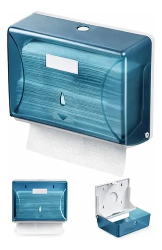 General Dispensador De Papel Toalla Interfoliada Azul Acero 12