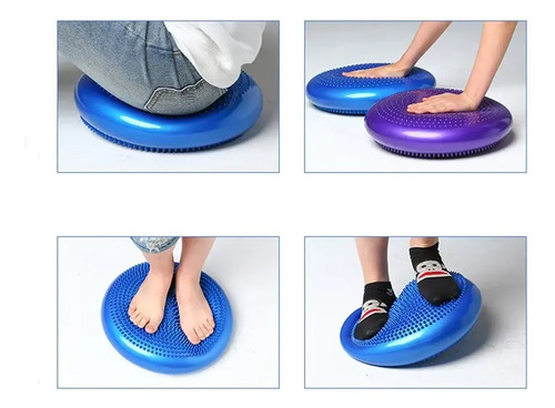 Disco De Balance Y Equilibrio Mini Bosu Erizo Yoga/ejercicio 17