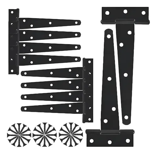 10pcs Bisagras Alcayata Para Portón En T 8 Pulgadas Antióxid 20