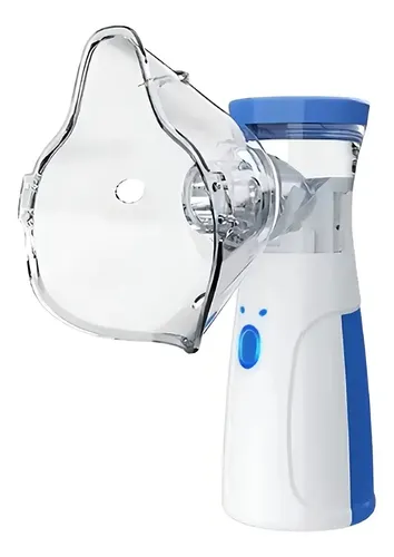 Nebulizador Portatil Niños Y Adultos Mesh Vaporizador Color Blanco Baerias No Incluidas Blanco