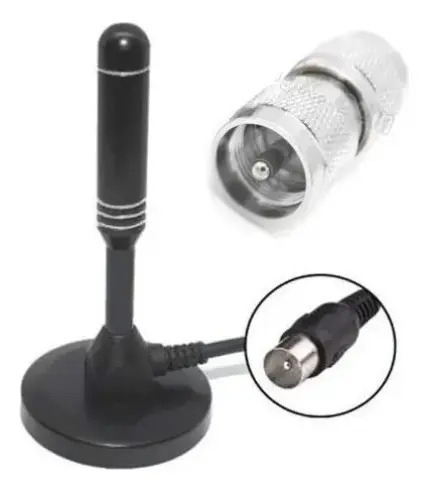 Antena Tv Digital Interior Hd Amplificada Por Usb 10m Negro 15